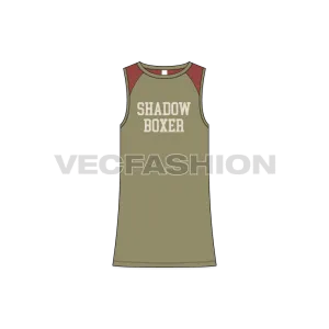 Mens Straight Cut Gym Tank