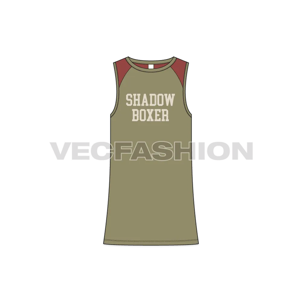 Mens Straight Cut Gym Tank