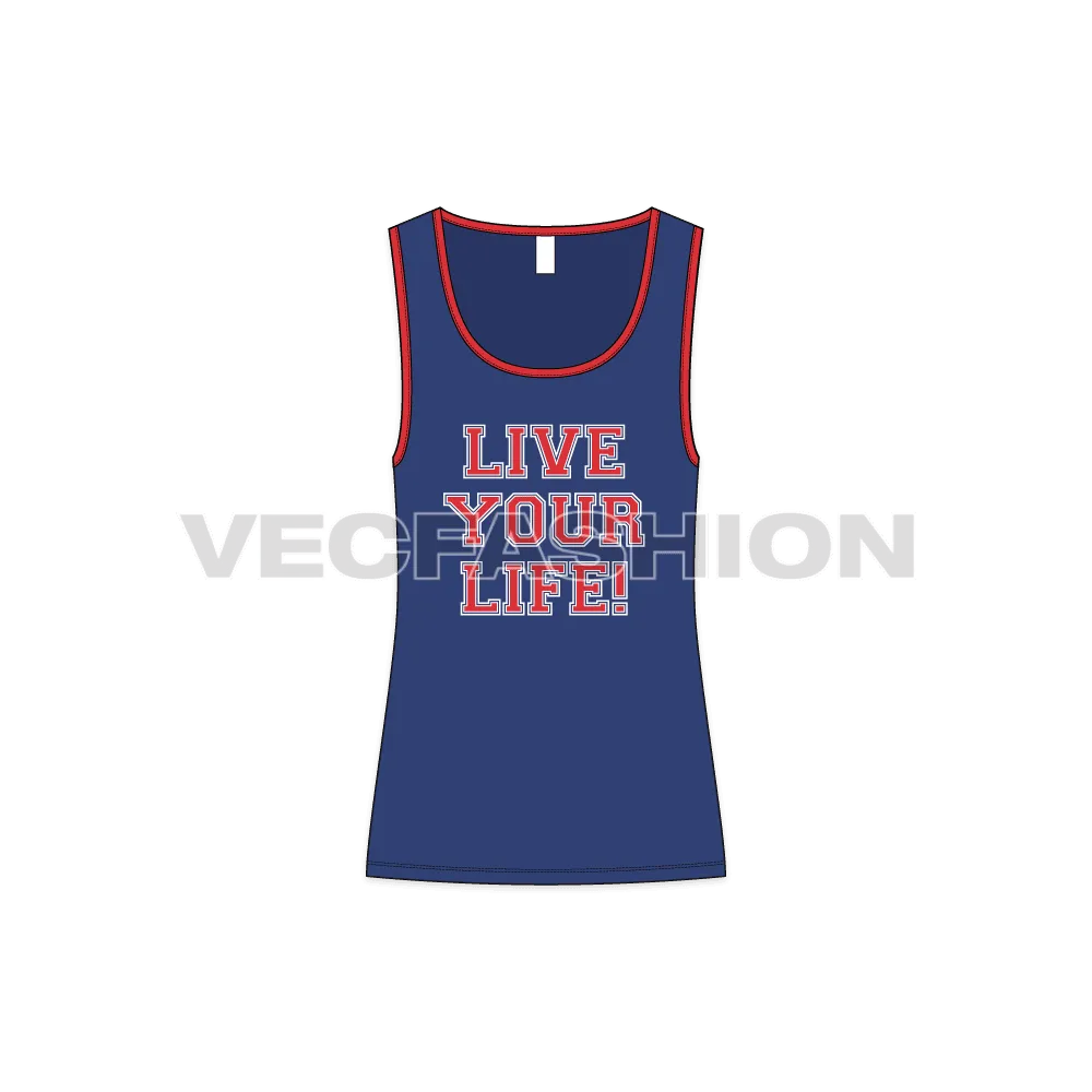 Mens Wide Neck Gym Tank