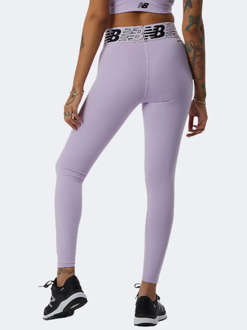 New Balance Relentless Crossover High Rise 7/8 Women Training Tight Lilac