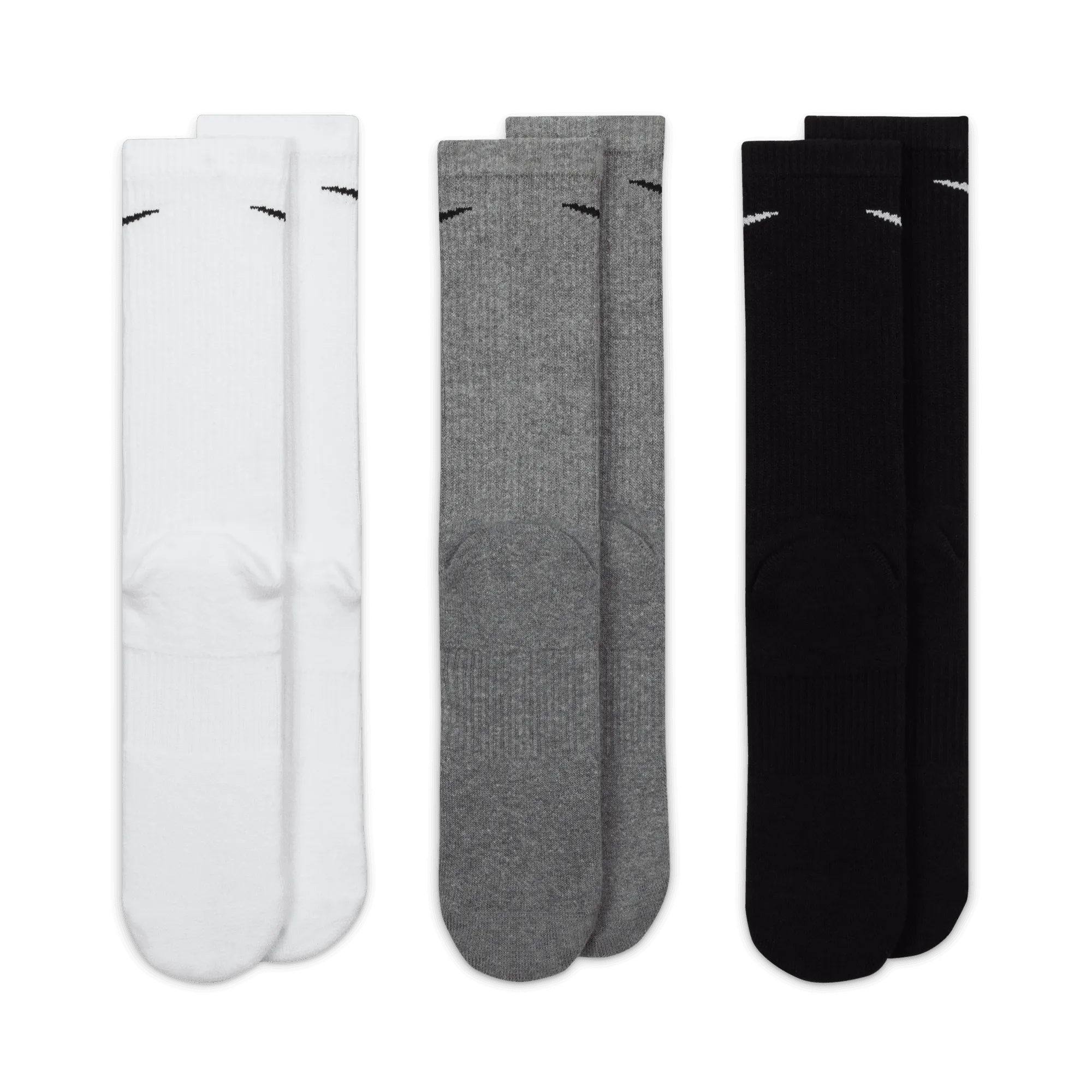 Nike Everyday Plus Cushioned Crew Socks (3 Pairs) SX6888-964