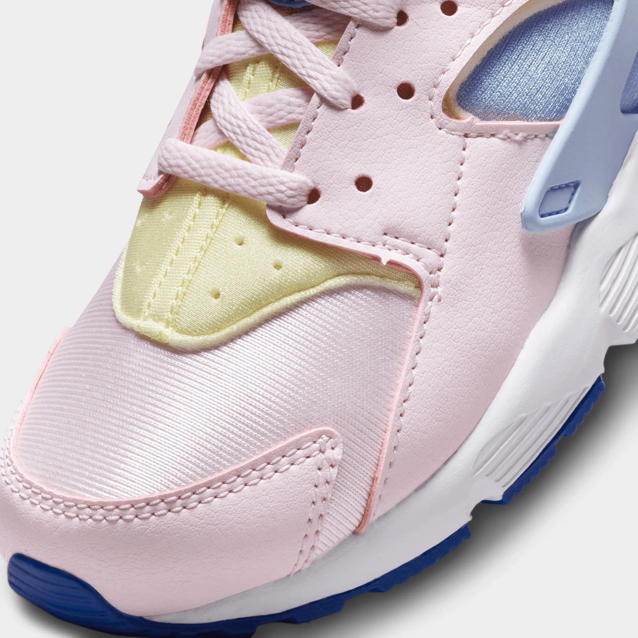 Nike Huarache Run PS Pearl Pink / Cobalt Bliss - Citron Tint