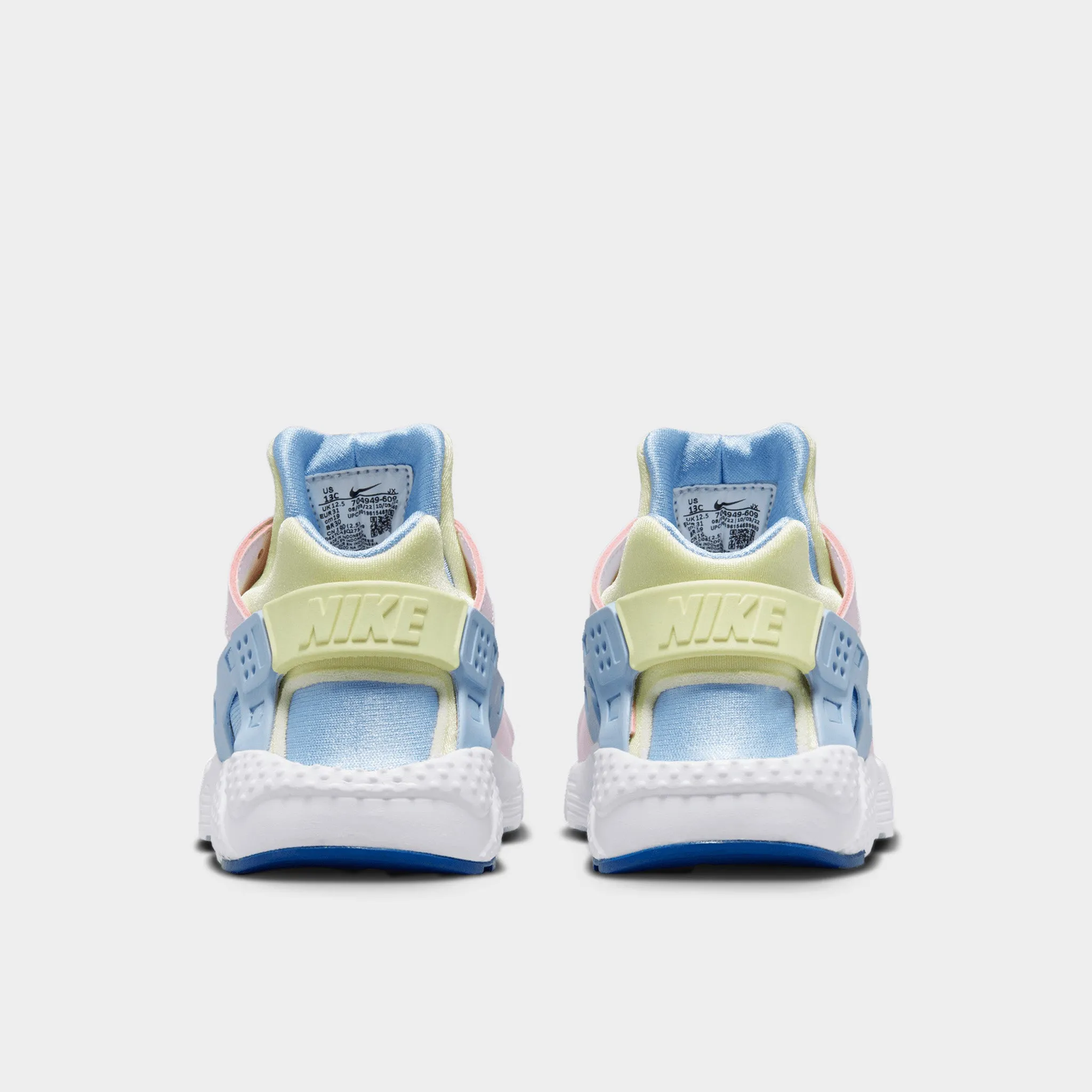 Nike Huarache Run PS Pearl Pink / Cobalt Bliss - Citron Tint