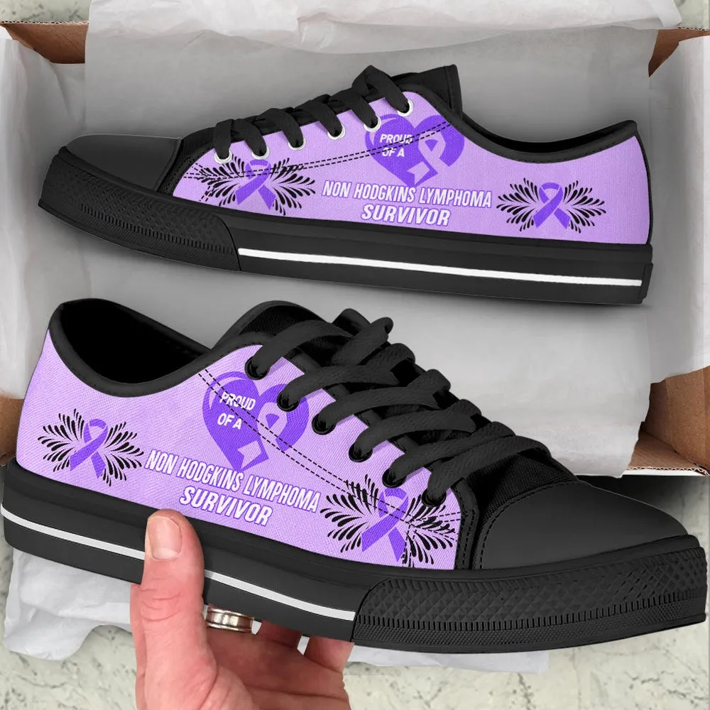 Non Hodgkin's Lymphoma Shoes Survivor Low Top Shoes , Low Top Sneaker, Low Top Canvas Shoes