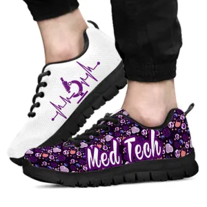 Nurse Sneaker, Med Tech White Blood Cell Purple Sneakers, Best Shoes For Nurses