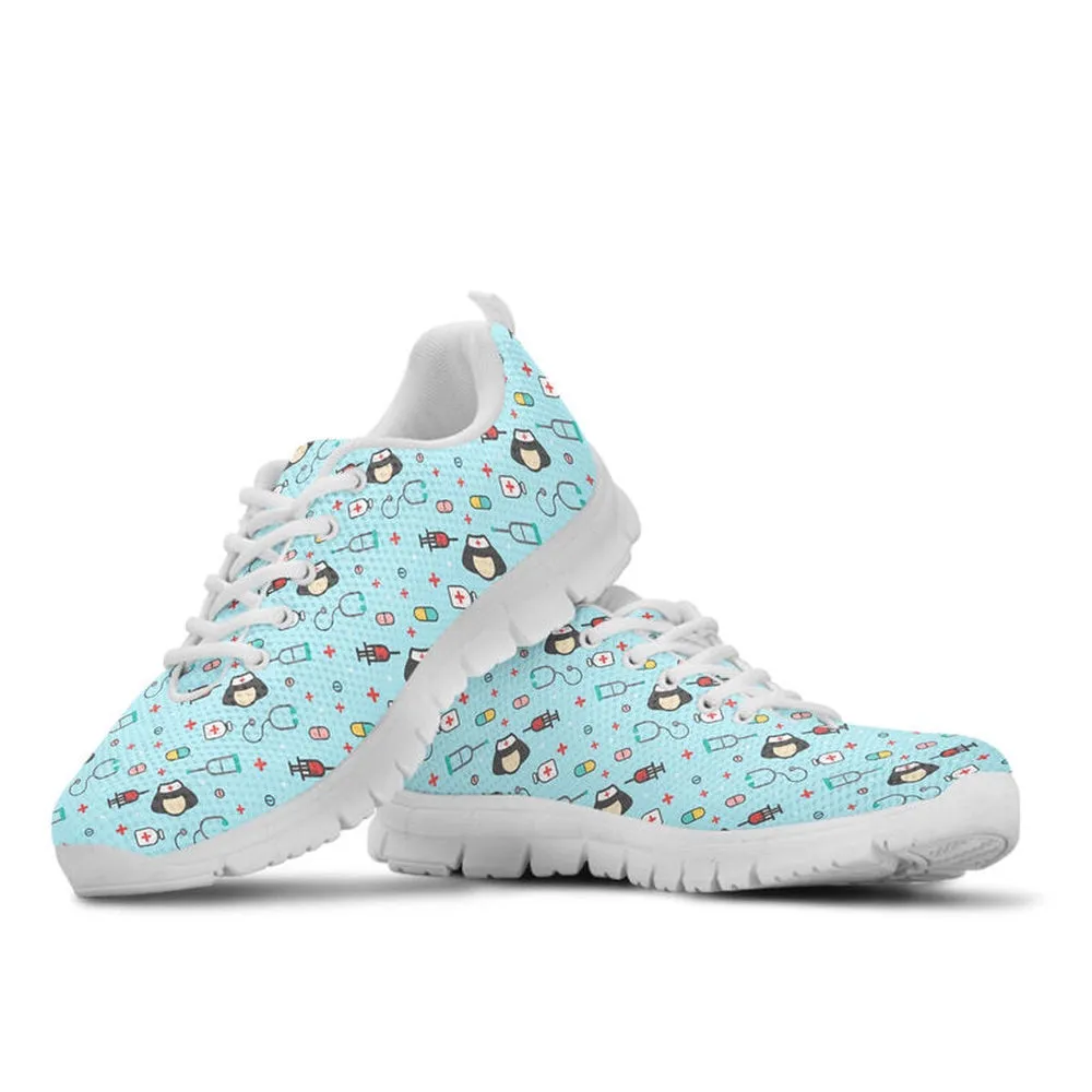 Nurse Sneaker, Nurse Pattern Sneakers Shoes, Best Shoes For Nurses