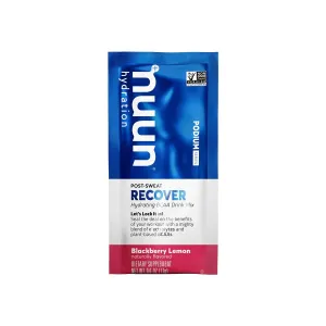 Nuun Recover (Podium Series), Blackberry Lemon, Single Pack