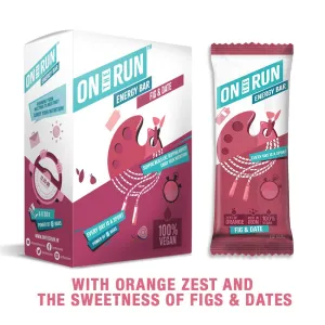 OnTheRun Fig and Date, Box of 6 Bars