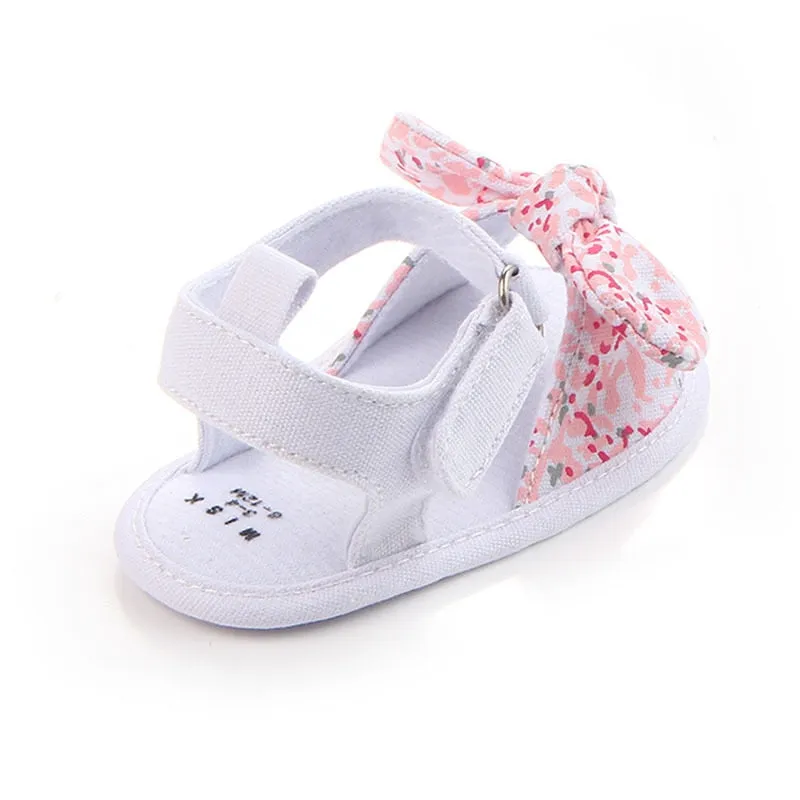 Pair Baby Girls Shoes Non-Slip Toddlers Newborn Walkers