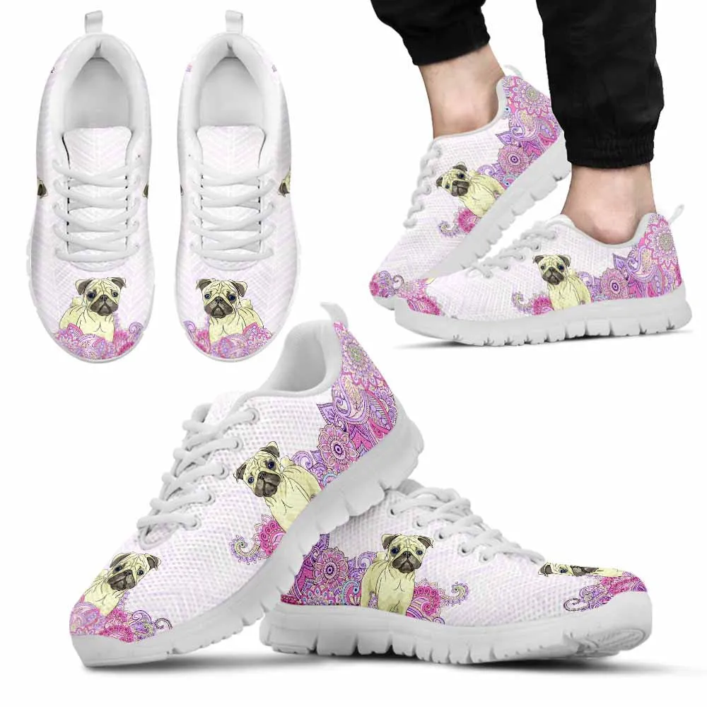 Pug Sneaker, Pug Dog Shoes For Men Women, Pug Shoes