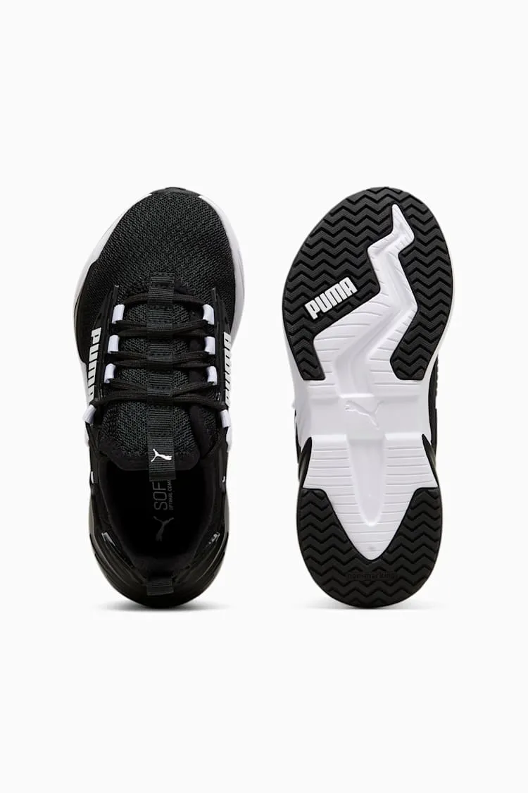 PUMA KID'S RETALIATE 3 BLACK/WHITE RUNING SHOES