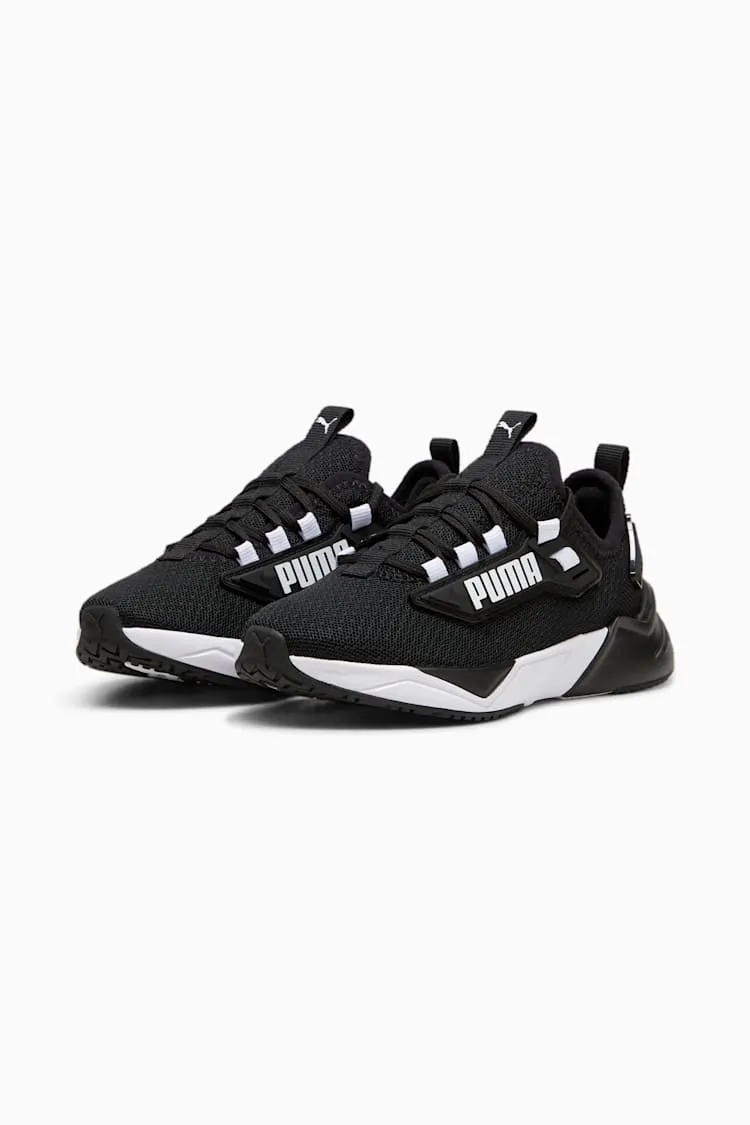 PUMA KID'S RETALIATE 3 BLACK/WHITE RUNING SHOES