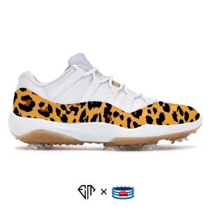 "Cheetah" Jordan 11 Retro Low Golf Shoes