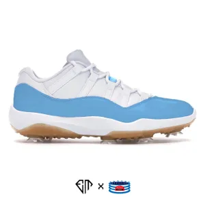 "UNC" Jordan 11 Retro Low Golf Shoes