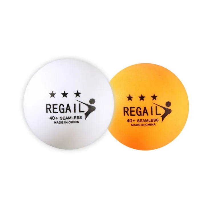 REGAIL 6pcs Training Table Tennis, Model: Blue Box (Yellow)