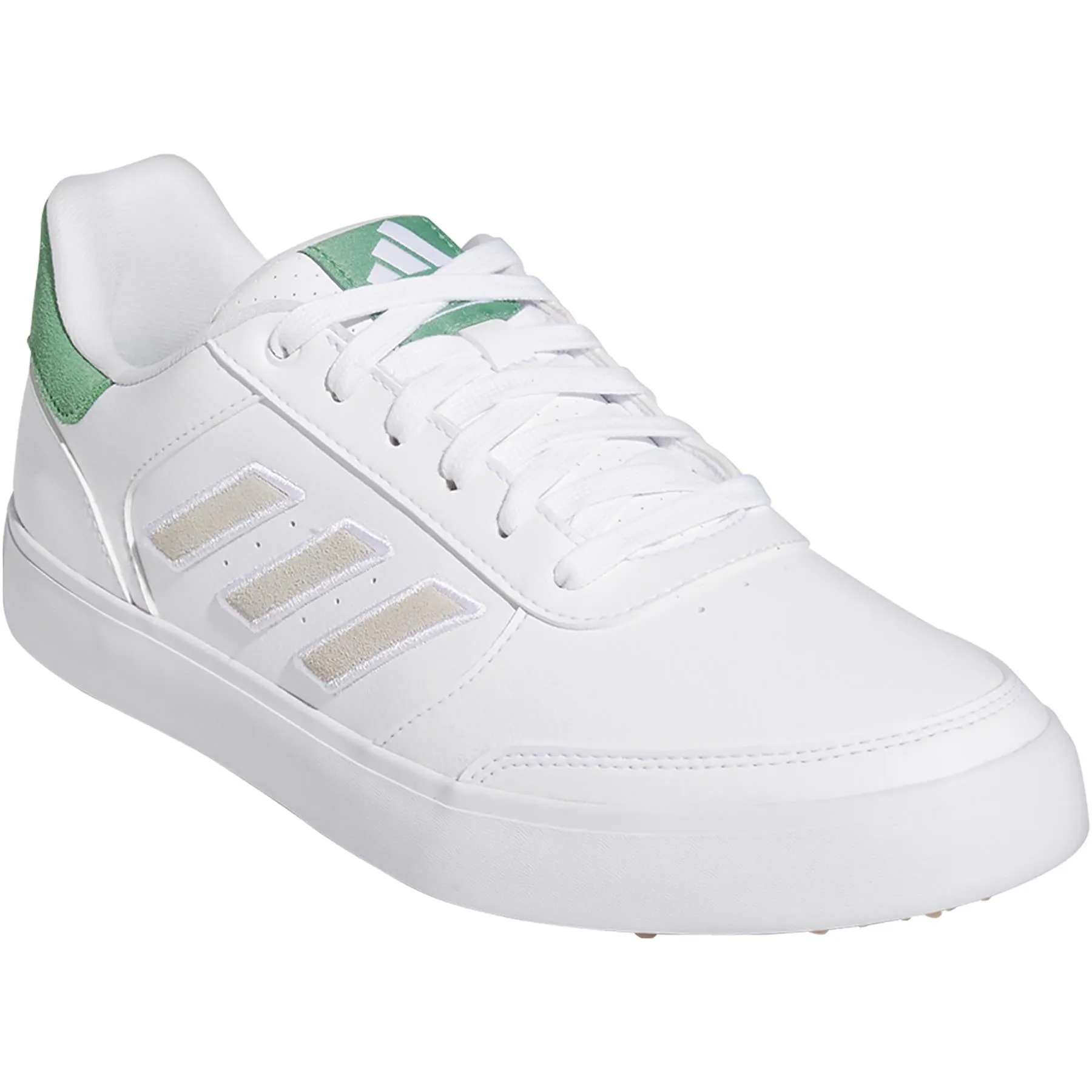 Retrocross 24 Spikeless Golf Shoes White/White/Green - SS24