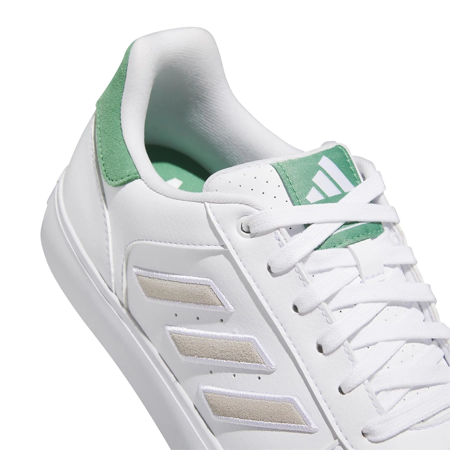 Retrocross 24 Spikeless Golf Shoes White/White/Green - SS24