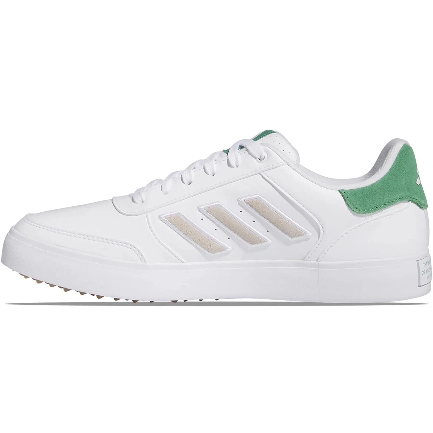 Retrocross 24 Spikeless Golf Shoes White/White/Green - SS24