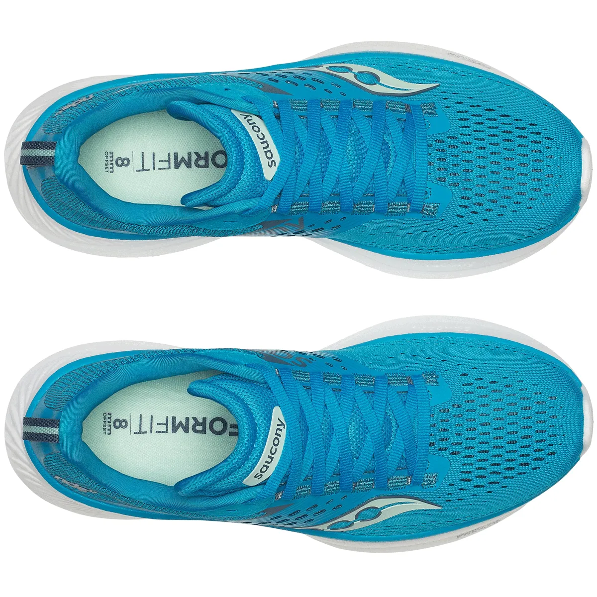 Saucony Ride 17 Running Shoes - Womens - Viziblue/Mirage