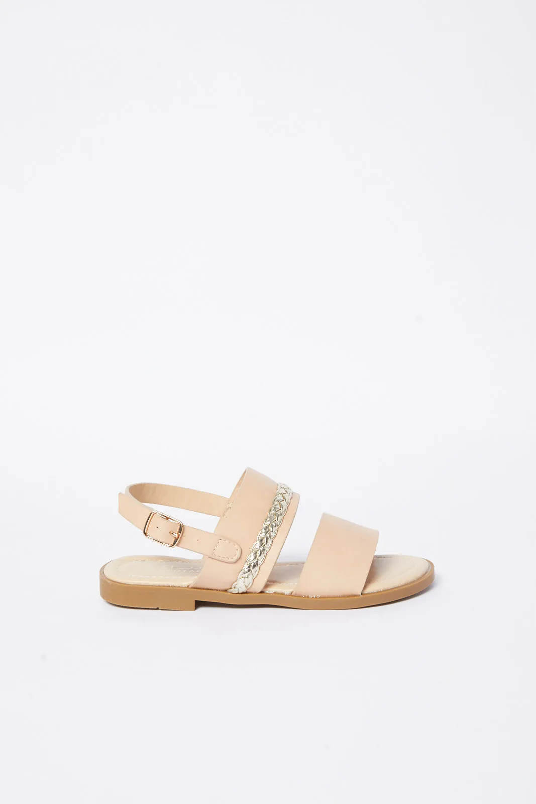 Senior Girls Pink Strap Sandal