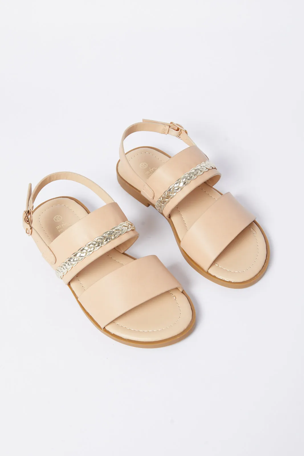 Senior Girls Pink Strap Sandal