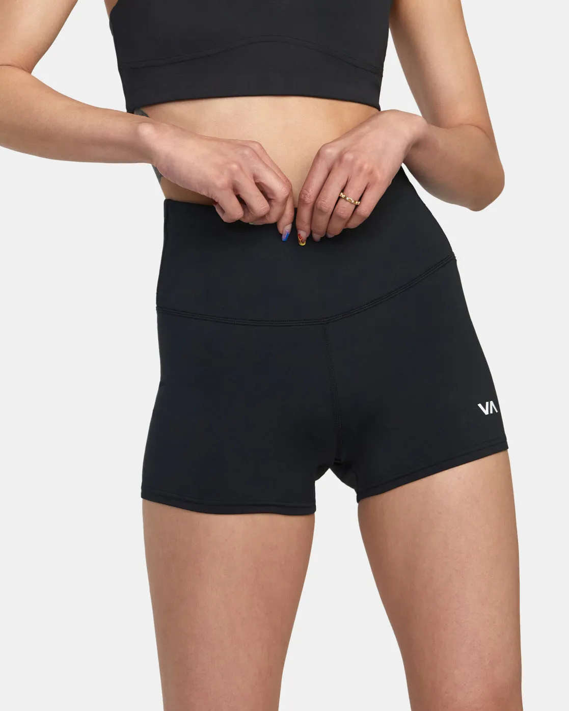 Shorty Workout Shorts - Black