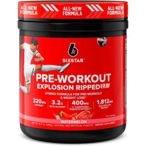 Sixstar Pre-Workout Explosion Ripped 2.0