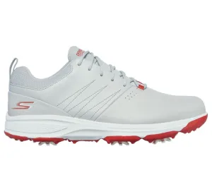 Skechers GO GOLF Torque Pro Spiked Waterproof Shoes - Grey/Red