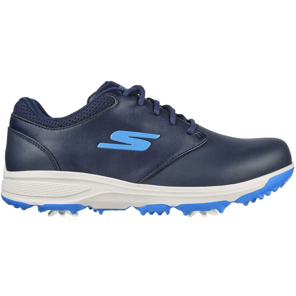 Skechers Jasmine Ladies Waterproof Spiked Shoes - Navy/Turquoise