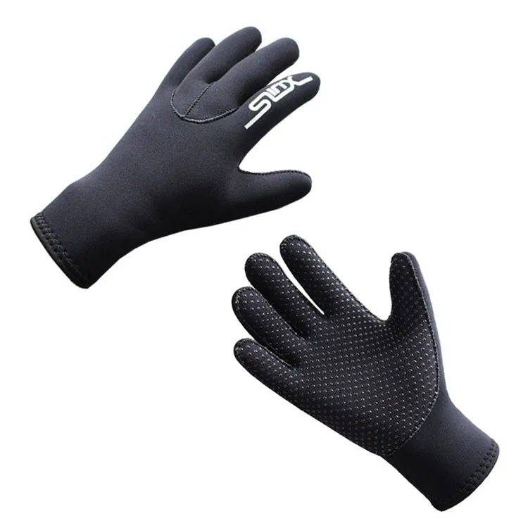 SLINX 1127 3mm Neoprene Non-slip Wear-resistant Warm Diving Gloves, Size: L