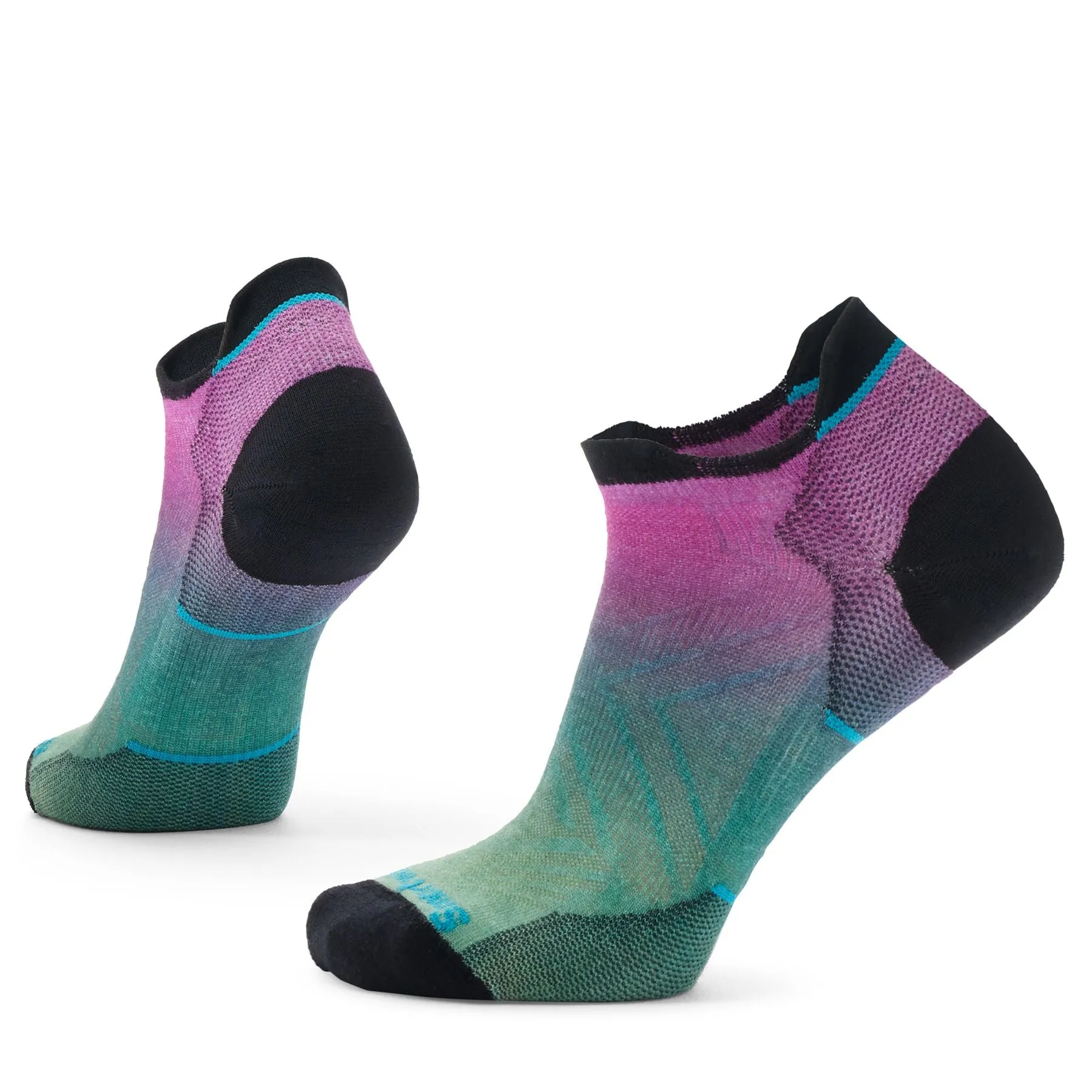 Smartwool Women's Run Zero Cushion Ombre Print Low Ankle Socks