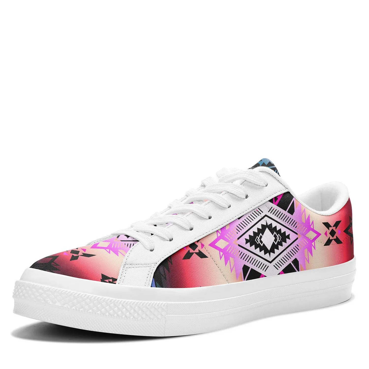 Sovereign Nation Skies Aapisi Low Top Canvas Shoes White Sole