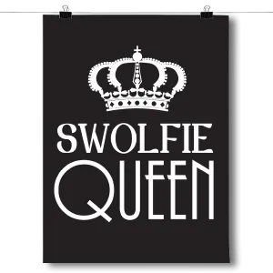 Swolfie Queen Workout Poster