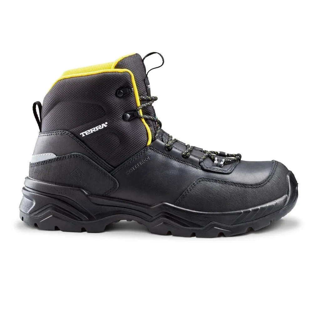 Terra Conway Men's Composite Toe Waterproof Hiker 6" Work Boot TR0A4NS4BLK - Black