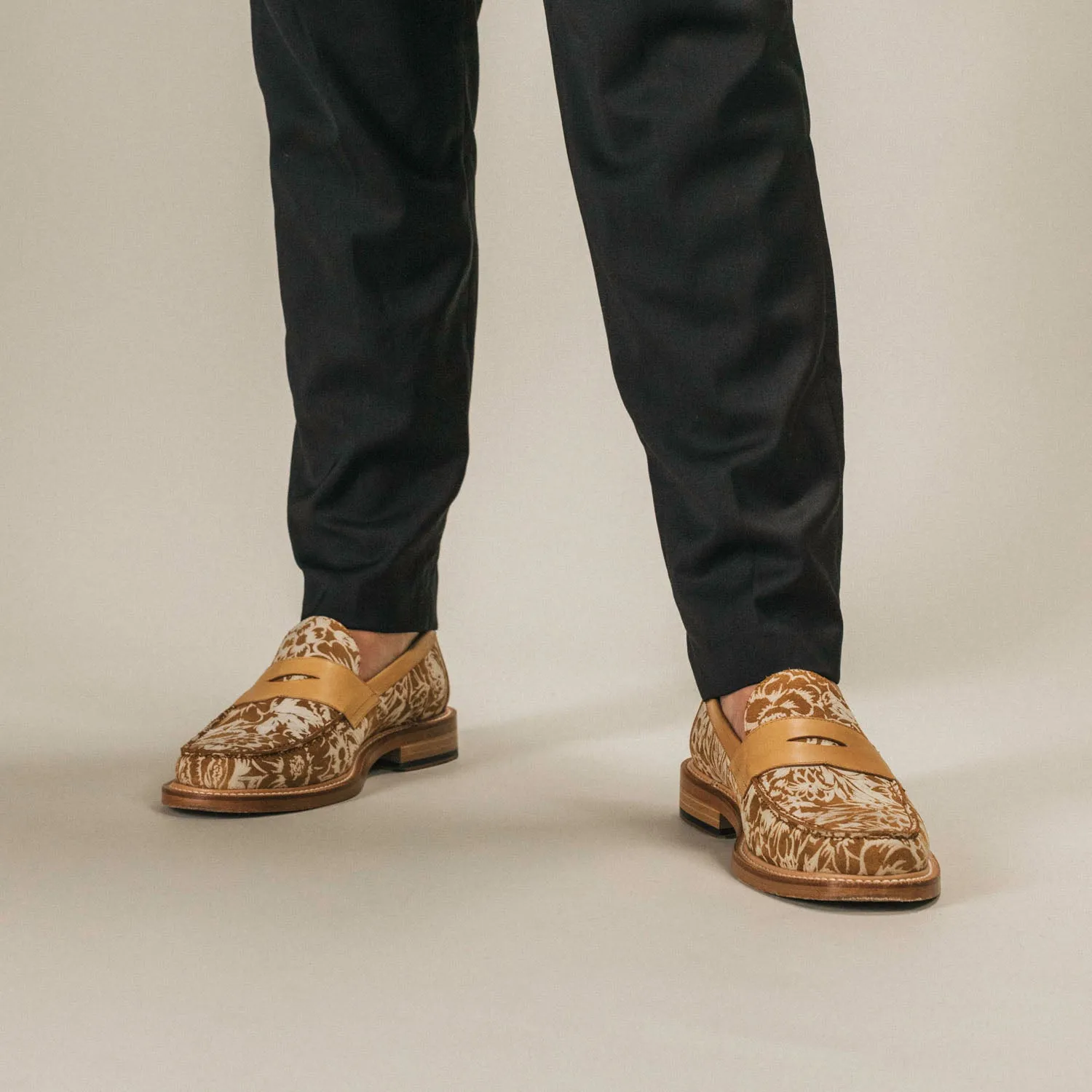 The Fitz Loafer in Floral (Last Chance, Final Sale)