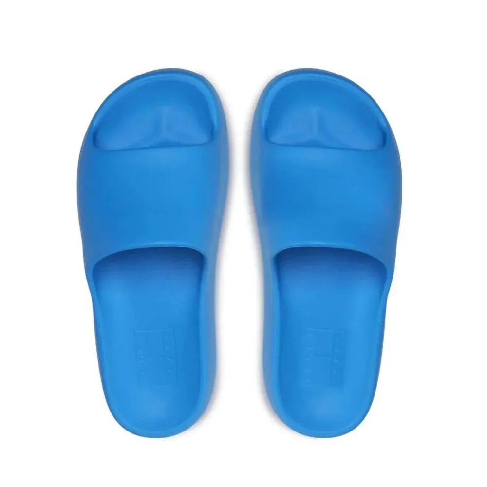 Tommy Hilfiger Chunky Flatform Pool Slides - BLU