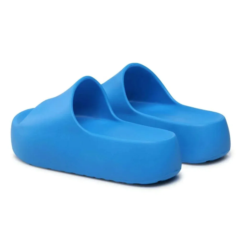 Tommy Hilfiger Chunky Flatform Pool Slides - BLU