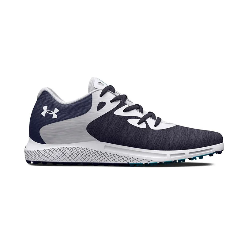 UNDER ARMOUR Charged Breathe Women's Spiked Shoes (Navy/Navy/White)