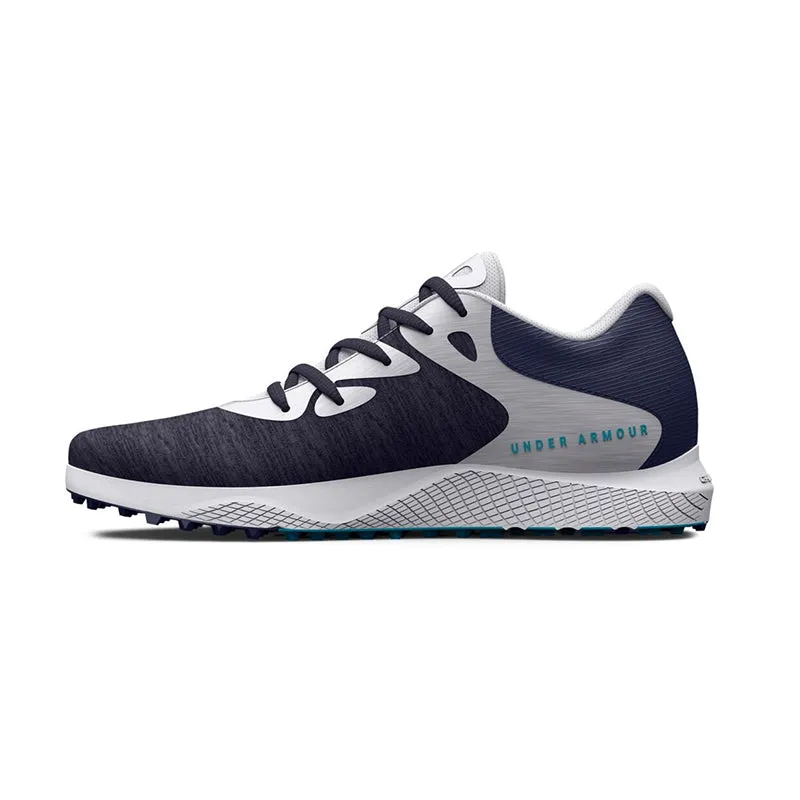 UNDER ARMOUR Charged Breathe Women's Spiked Shoes (Navy/Navy/White)