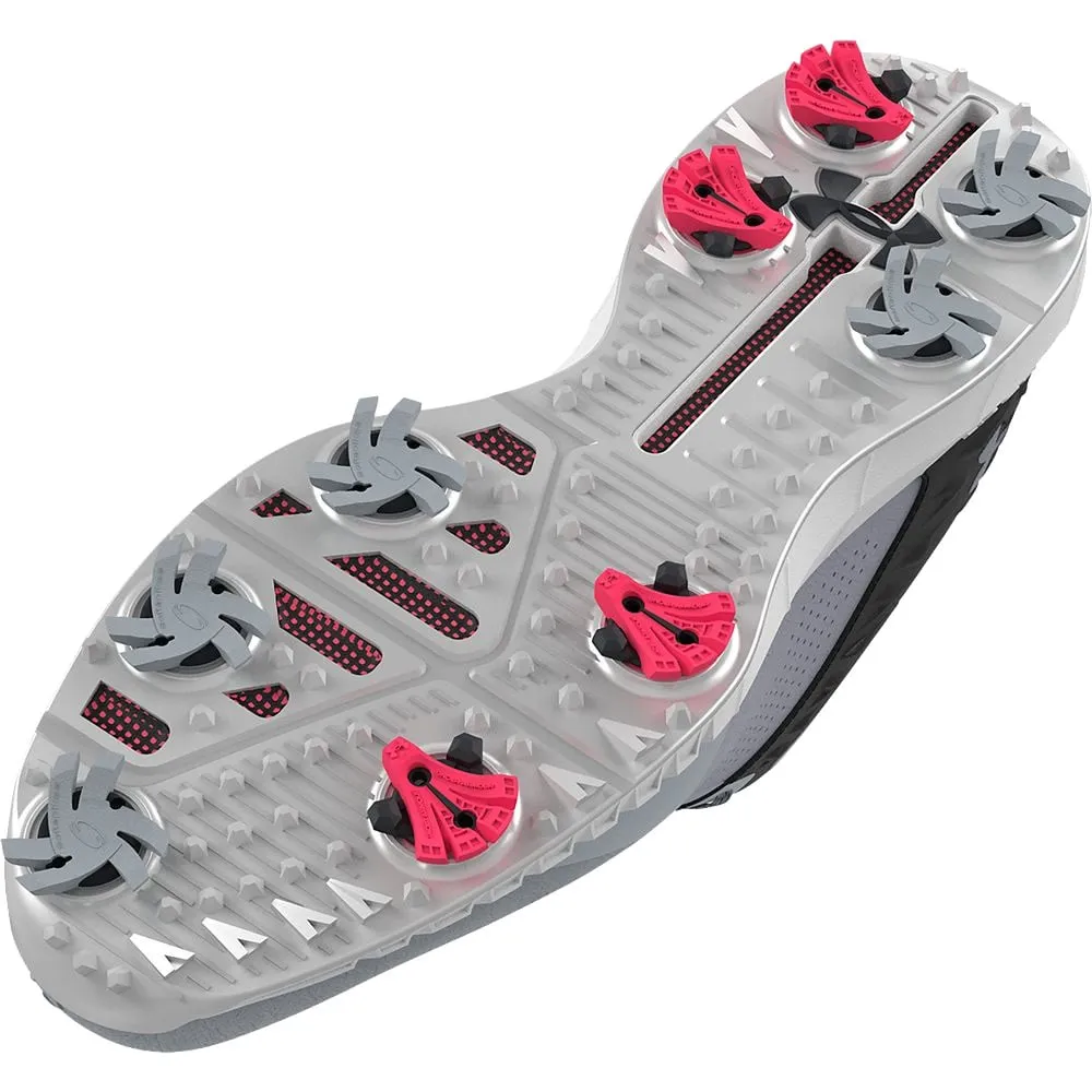 Under Armour HOVR Drive 2 Waterproof Spiked Shoes - Mod Grey/Black