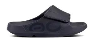 UNISEX OOFOS OOAHH SPORT FLEX SLIDE |  BLACK MATRIX