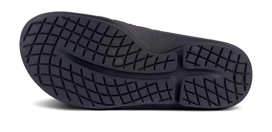 UNISEX OOFOS OOAHH SPORT FLEX SLIDE |  BLACK MATRIX