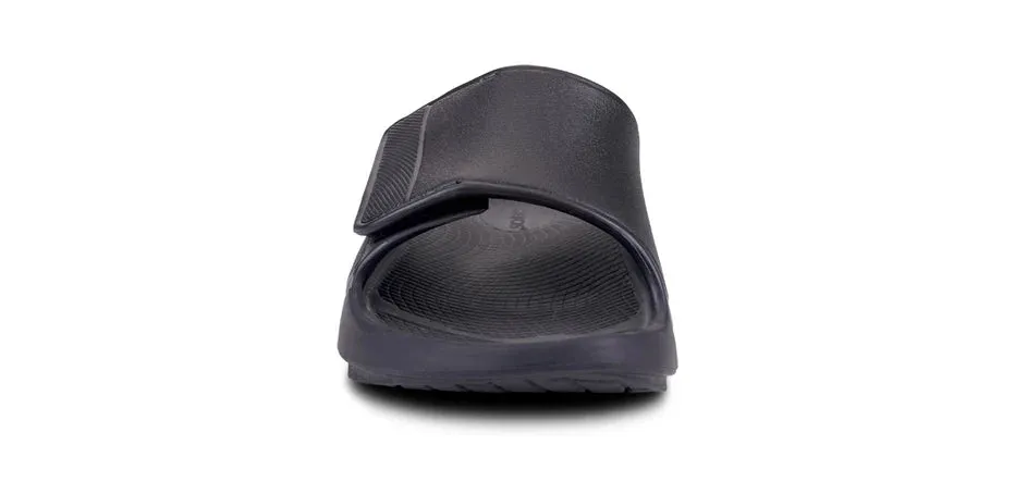 UNISEX OOFOS OOAHH SPORT FLEX SLIDE |  BLACK MATRIX