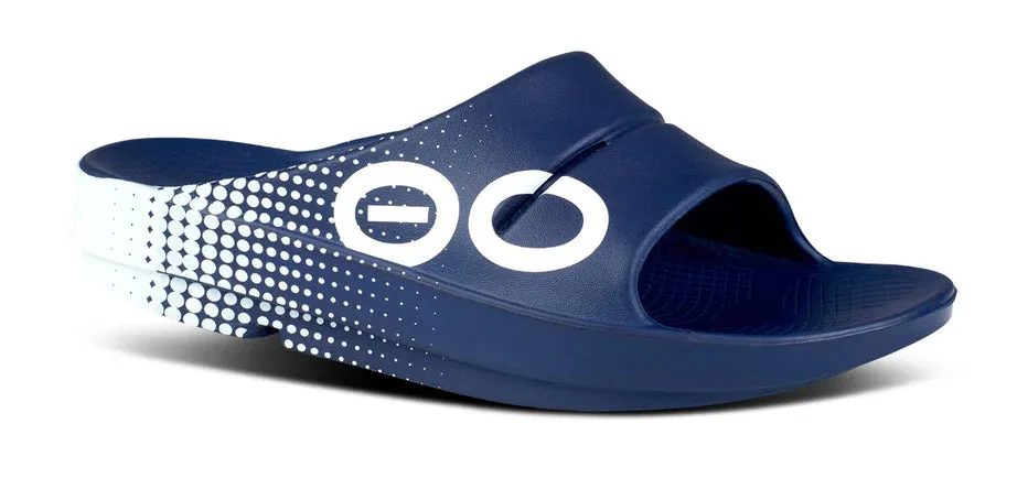 UNISEX OOFOS OOAHH SPORT FLEX SLIDE| MATRIX NAVY