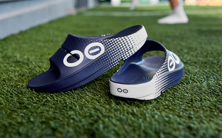 UNISEX OOFOS OOAHH SPORT FLEX SLIDE| MATRIX NAVY