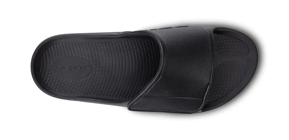 UNISEX OOFOS OOAHH SPORT FLEX SLIDE | MATTE BLACK