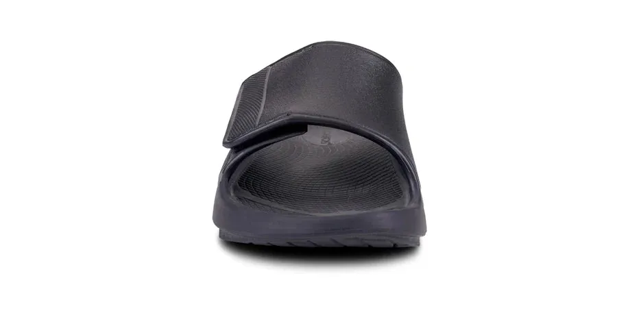 UNISEX OOFOS OOAHH SPORT FLEX SLIDE | MATTE BLACK