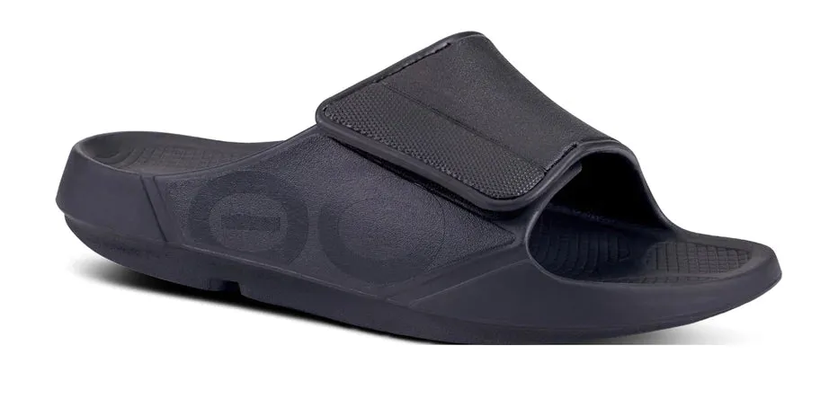 UNISEX OOFOS OOAHH SPORT FLEX SLIDE | MATTE BLACK