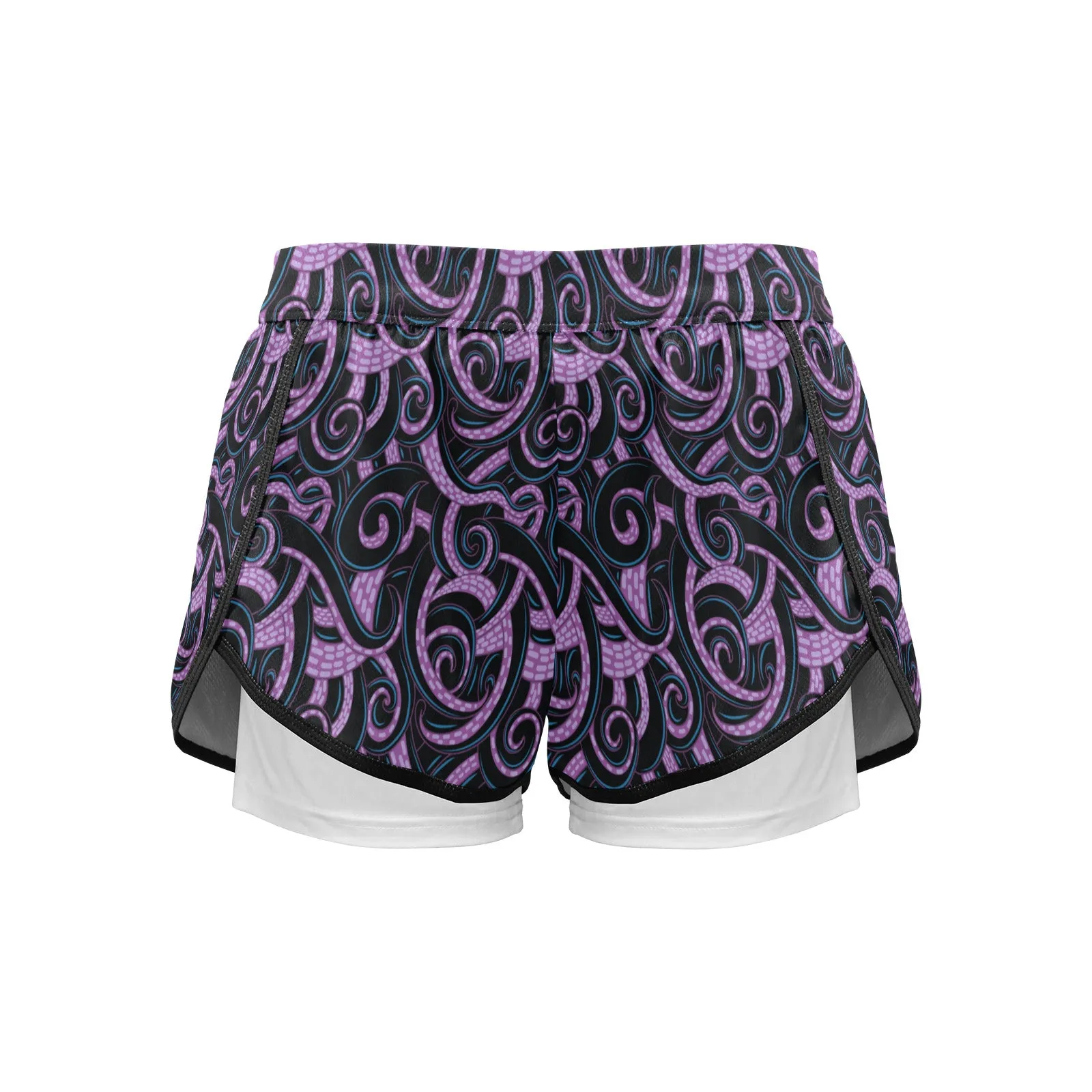 Ursula Tentacles Women's Sports Shorts With Compression Liner