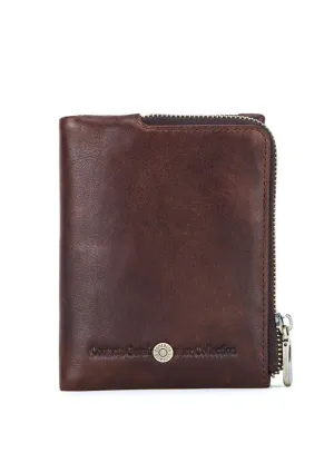 Vision Men's Cowhide Leather Wallet